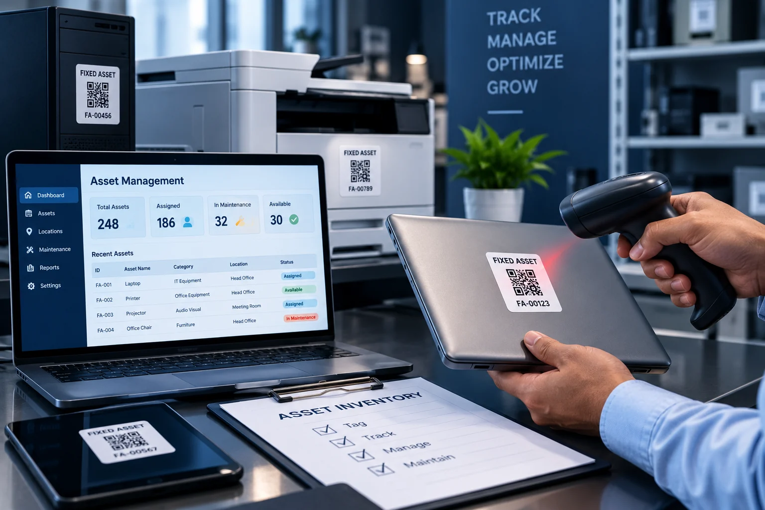 Fixed Asset Tagging and Tracking